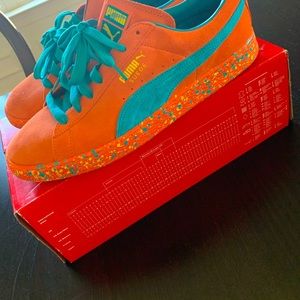 Puma Classic Suede Paint Splatter Men’s Size 12